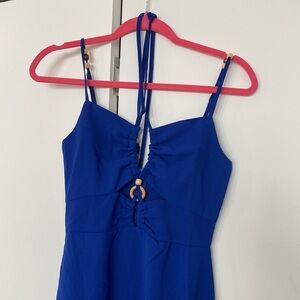 Blue Shein Midi Sun Dress XS
